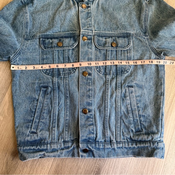 Love Club GXG Girls By Girls Medium Denim Jean Jacket Embroidered - Picture 11 of 16